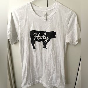 Bella Canvas Holy Cow shirt